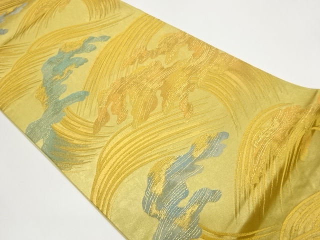 JAPANESE FUKURO OBI / WOVEN WAVE